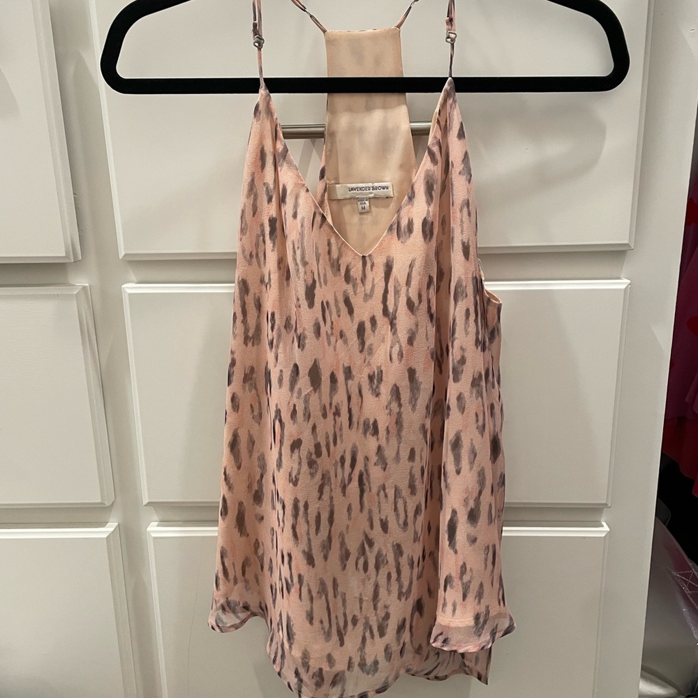 Lavender Brown Tank Top
